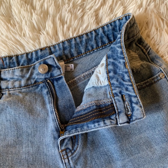 Princess Polly High Waisted Distressed Shorts - Picture 9 of 9